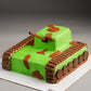 Army Tank Shaped Cake