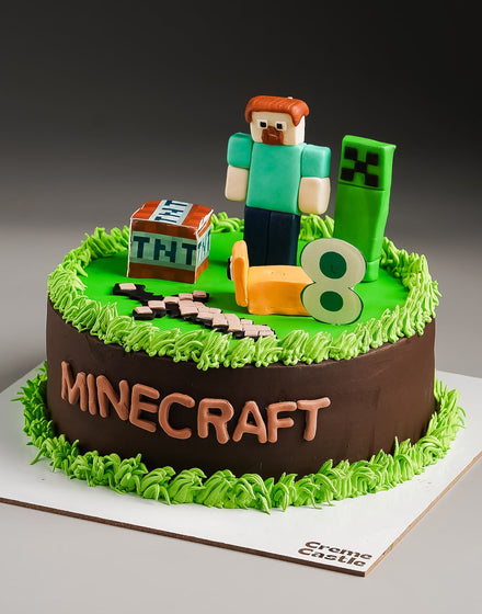 Minecraft Game Cake