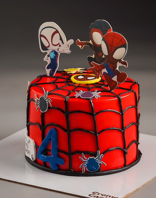 Spiderverse Web Cake