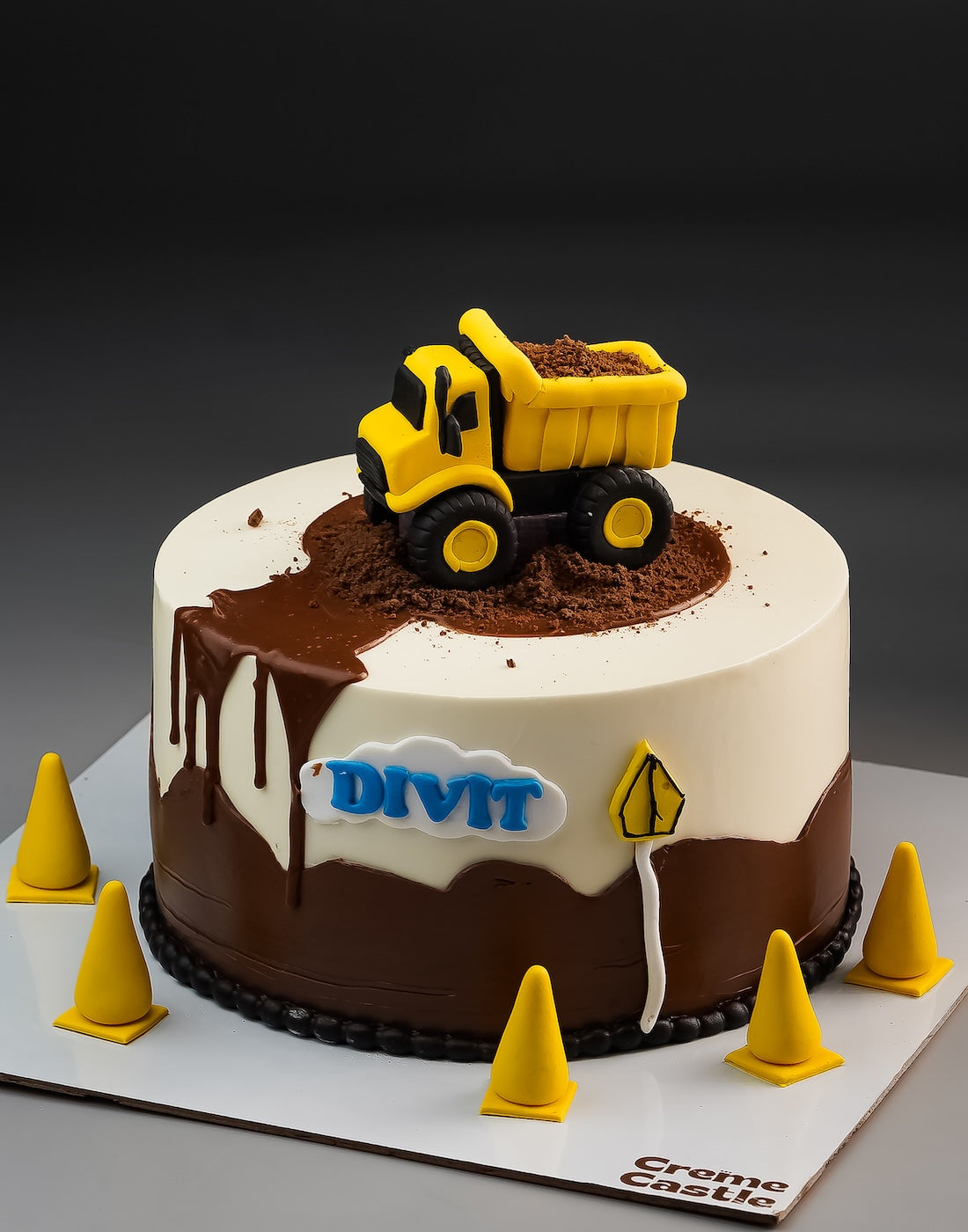 Construction Theme Cake