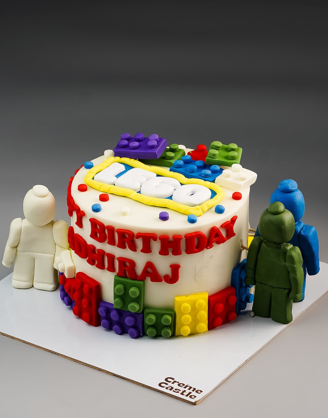 Lego Man Party Cake