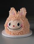 Labubu Cartoon Face Cake
