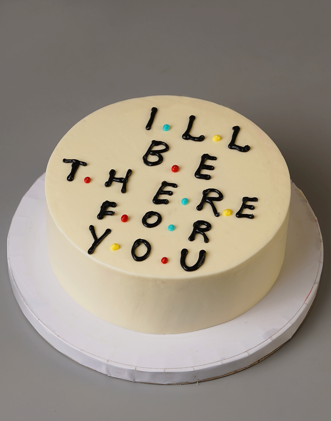 Friends Message Cake