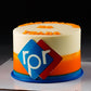 Ombre Corporate Cake