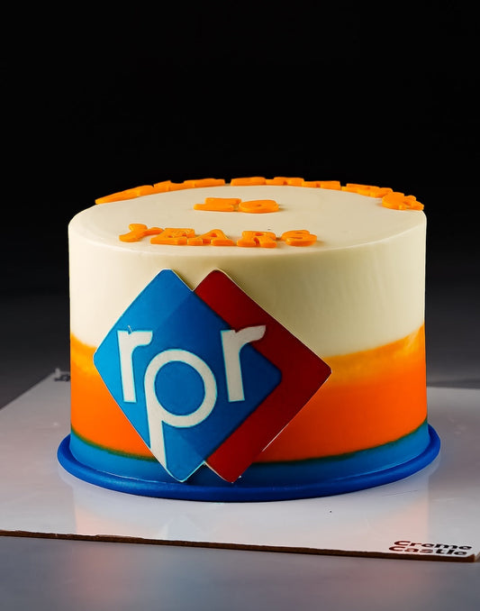 Ombre Corporate Cake
