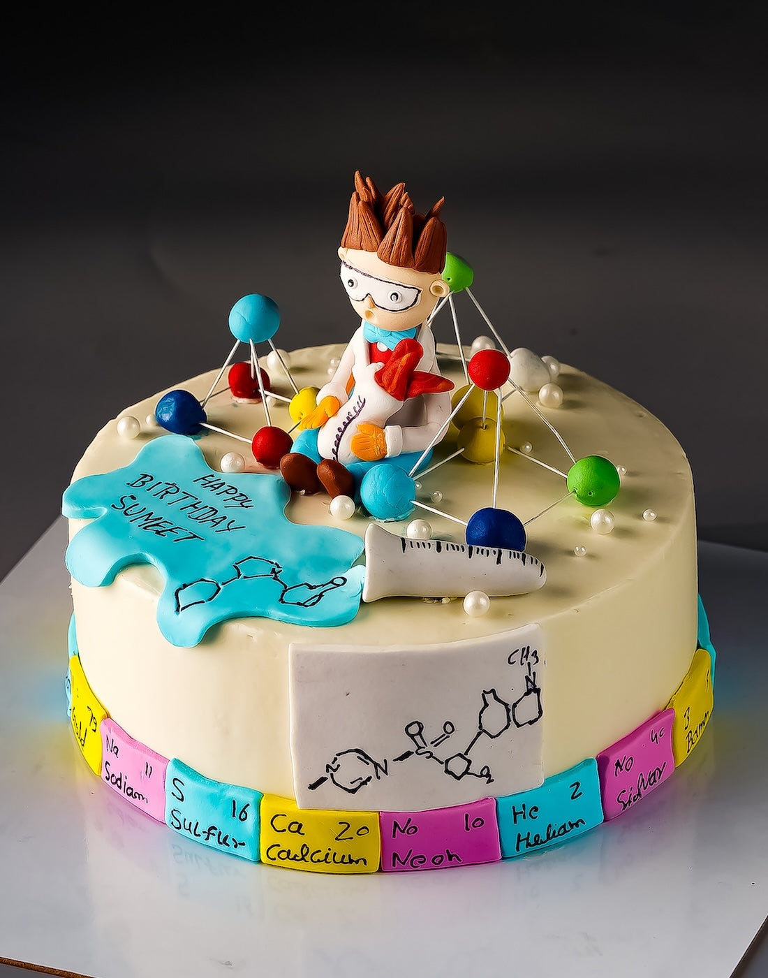 Science n Rick and Morty Cake