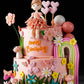 Rainbow Girl Fantasy Cake