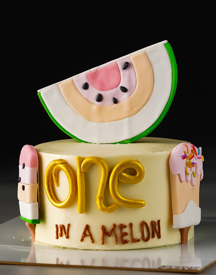 Watermelon Ice Cream Cake