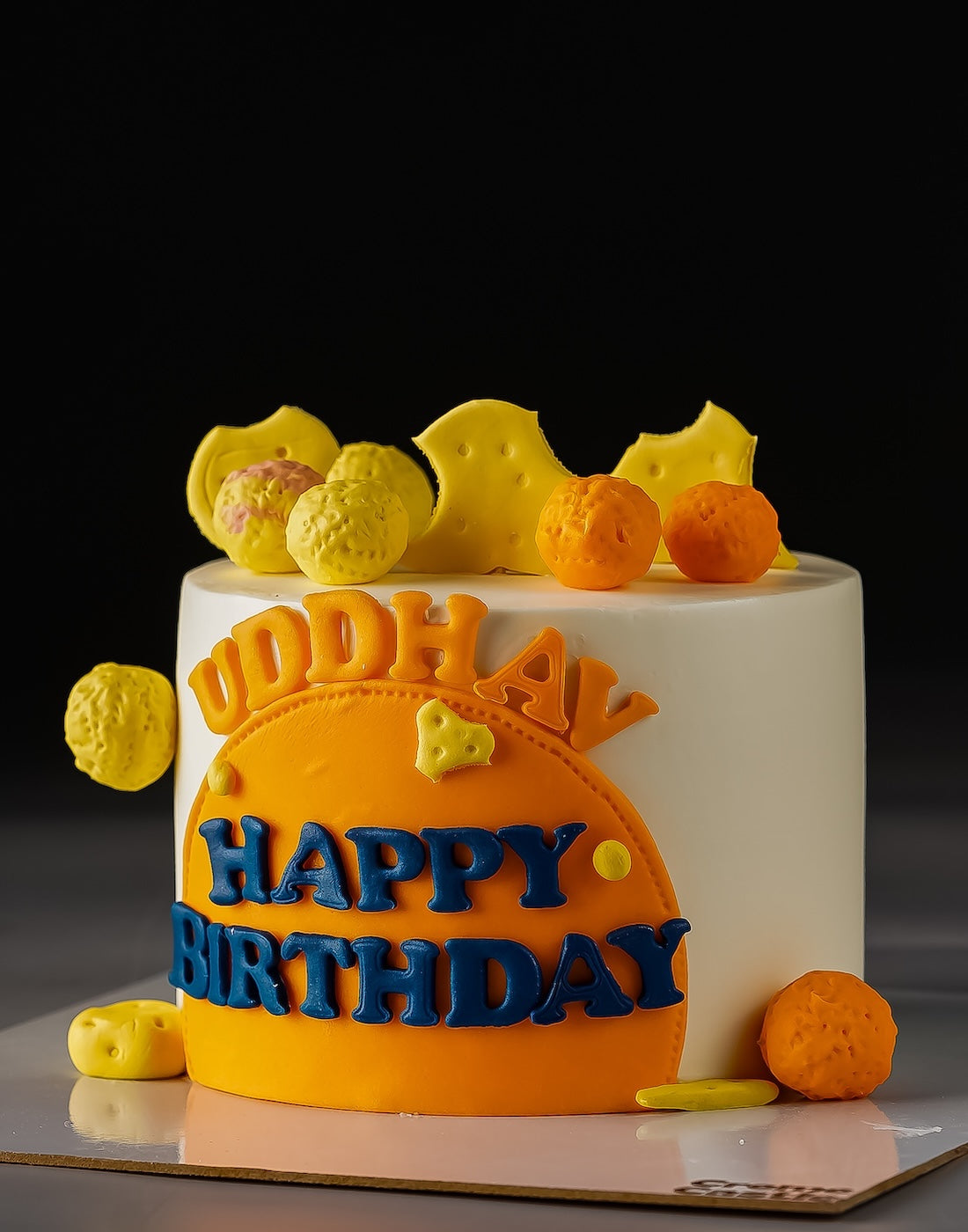 Cheese cake Birthday Cake