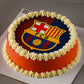 Order Football Barcelona Cake from Creme Castle