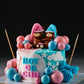 Baby Shower Teddy Bow Cake