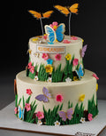 Butterfly Garden Cream Cake