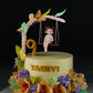 Floral Swing Baby Cake