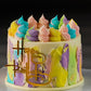 Rainbow Ombre Dream Cake