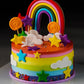 Cloudy Rainbow Cake