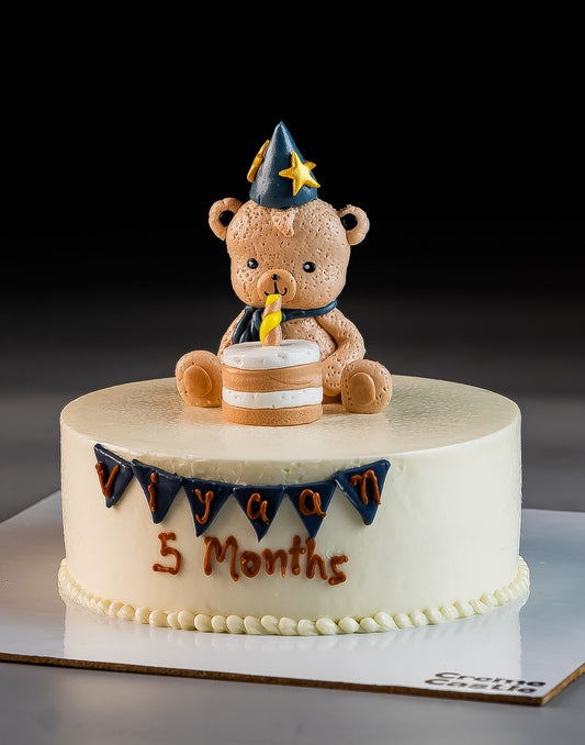 5 Month Teddy Cake
