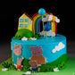 Peppa Pig Rainbow Cake