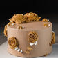 Earth Toned Bloom Cake