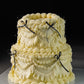 White Vintage Ribbon Cake