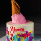 Ice cream cone cake