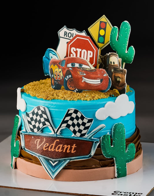 Lightning Mcqueen Cake