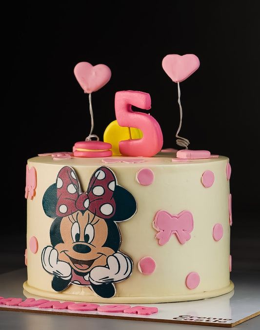 Minnie Mouse Cream Cake