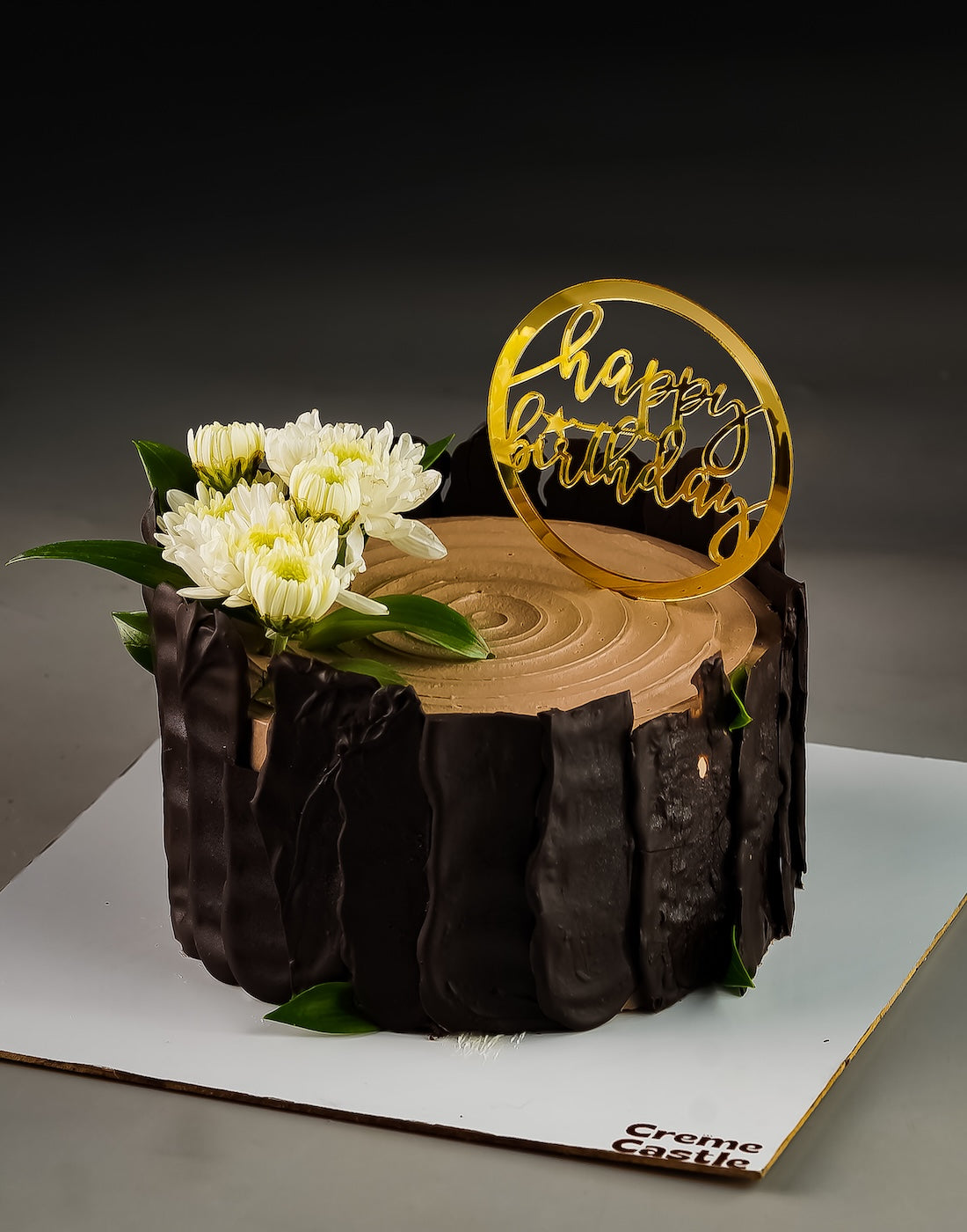 Floral anniversary cake