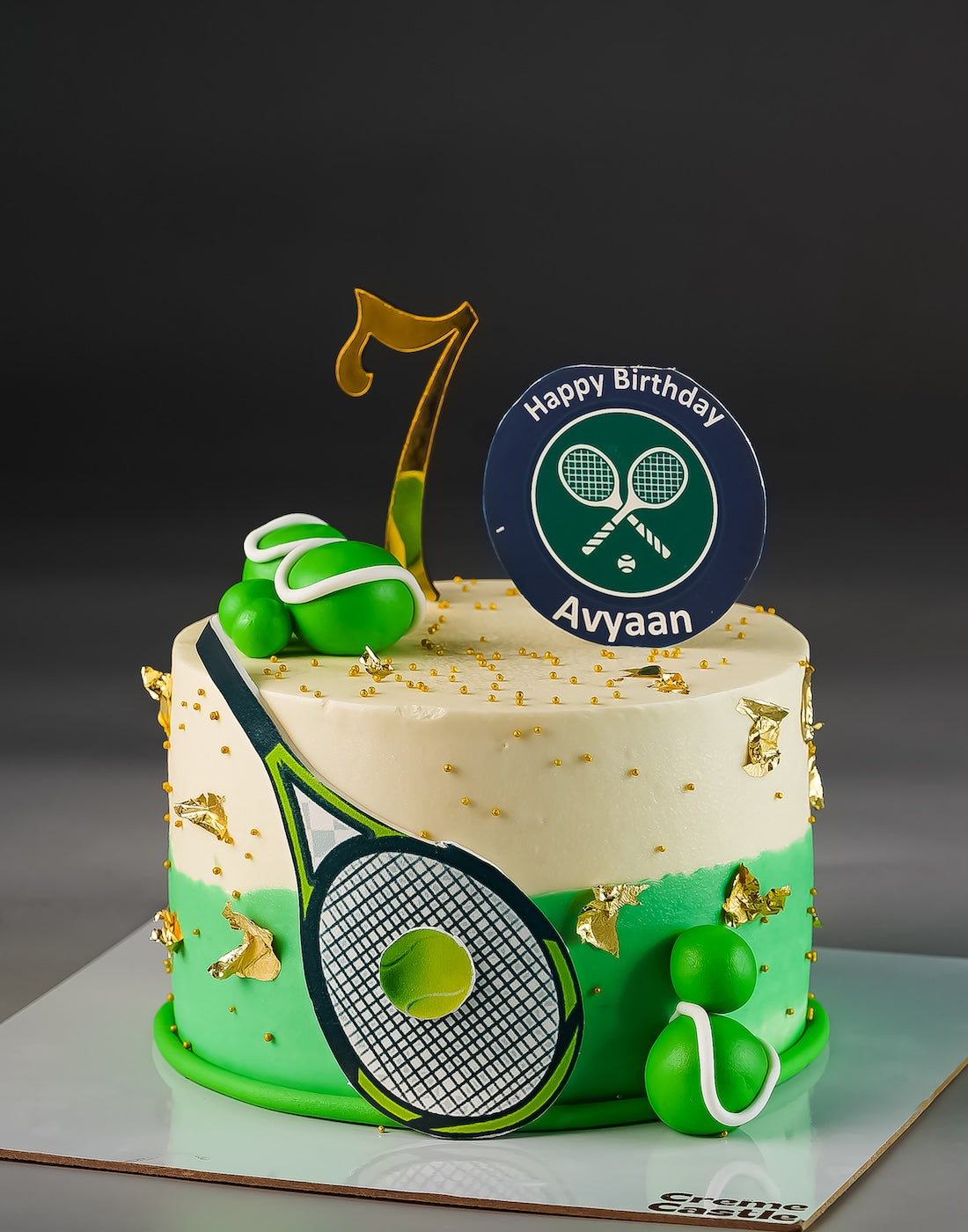 Tennis Star Celebration Cake