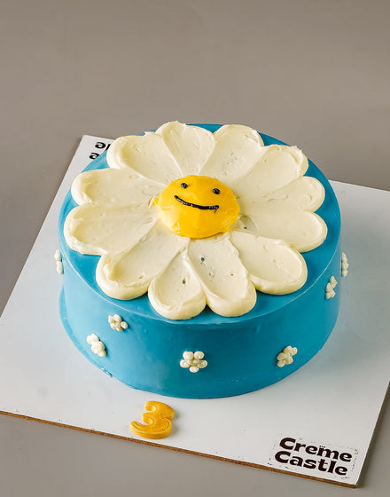 Sunflower Duckling Garden Cake