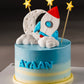Space and Rocket Cake