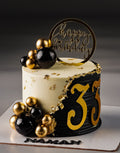 Golden Balls Cake