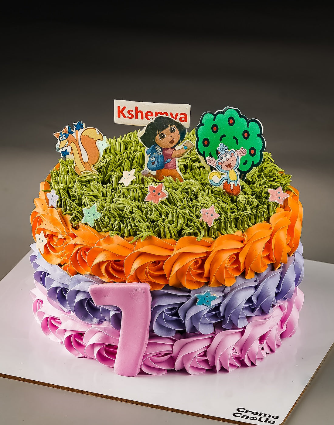 Moana Tropical Theme Cake