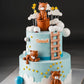 Blue Teddy Cloud Cream Cake