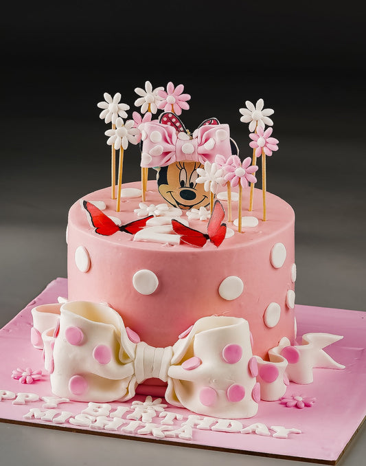 Minnie Mouse Cream Cake