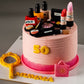 Fashion n Makeup Diva Cake