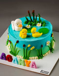 Duckling Underwater Cake for Kids