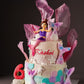 Mermaid Coral Fantasy Cake