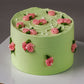 Green Floral Bunch Cake