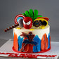 Spiderman Cityscape Cake