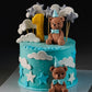 Blue Teddy Cloud Cake