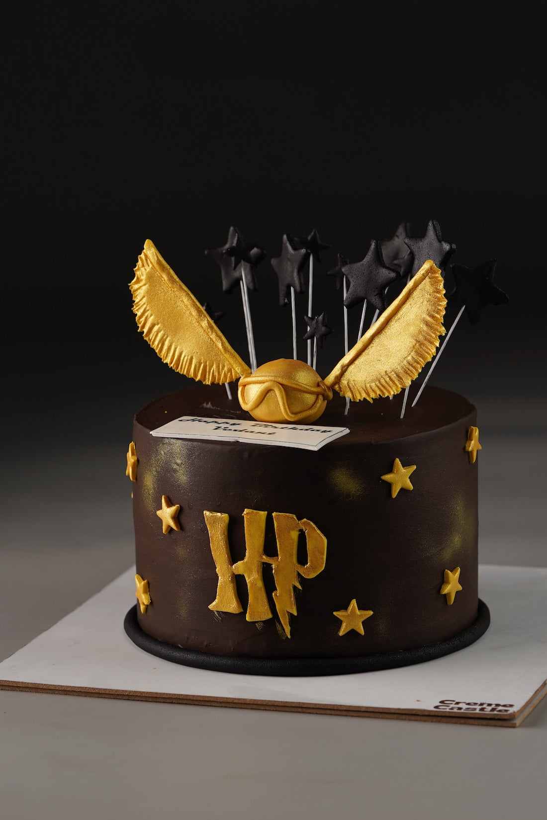 Golden Snitch Harry Potter Cake