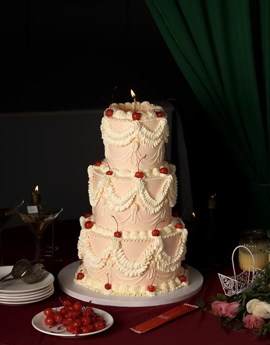 Aesthetic 3 Tier Wedding Cake