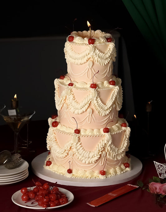 Aesthetic 3 Tier Wedding Cake