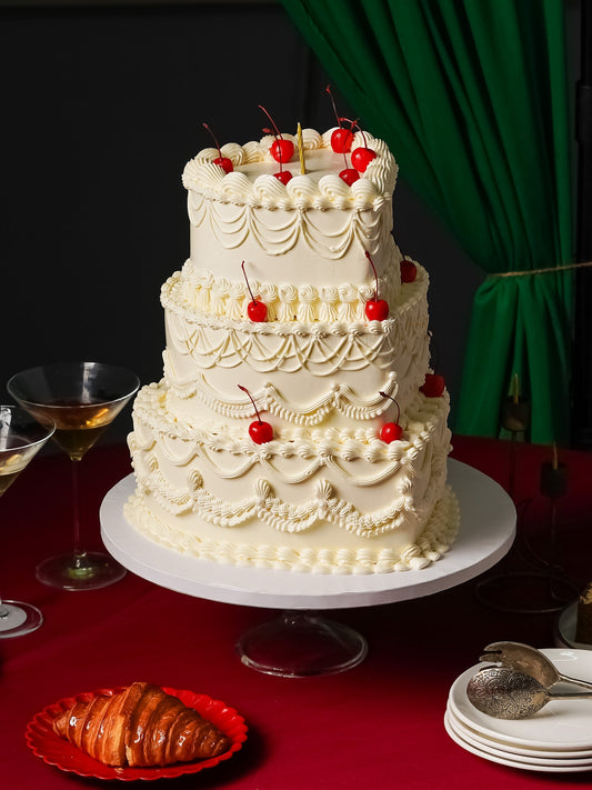 Victorian 3 Tier Wedding Cake