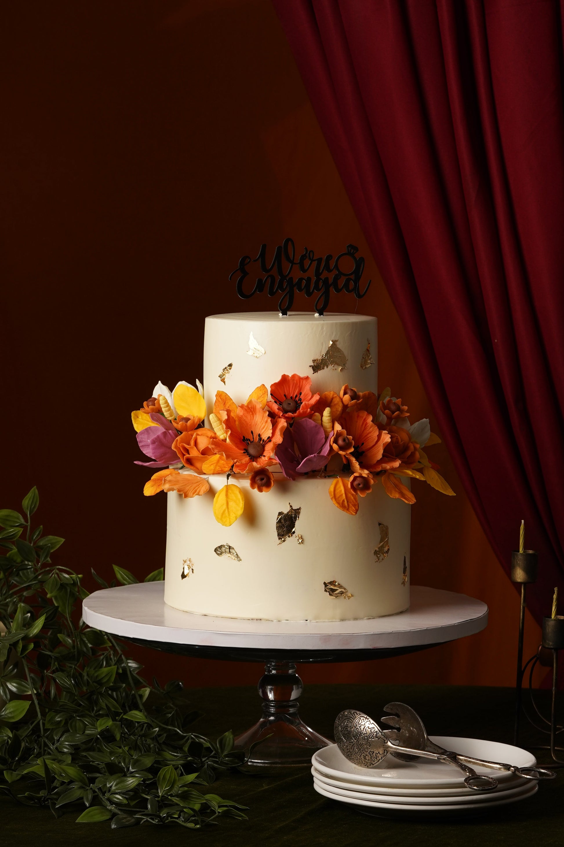 Blossom Bliss Wedding Cake