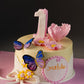 Butterfly Pearls Birthday Cake