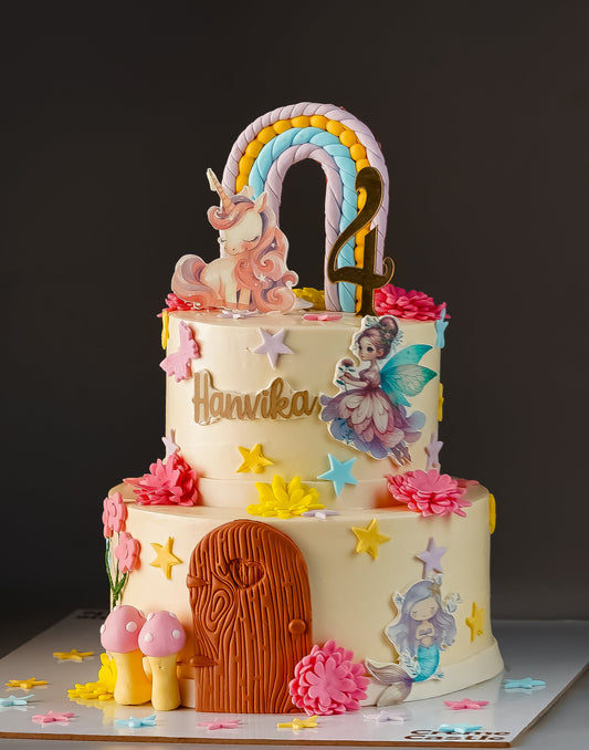 Unicorn Fantasy Birthday Cake