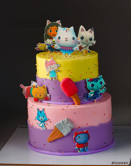 Gabby Dollhouse Birthday Cake