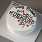 Special Birthday Cake for Husband