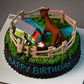 Farm Animals Birthday Cake